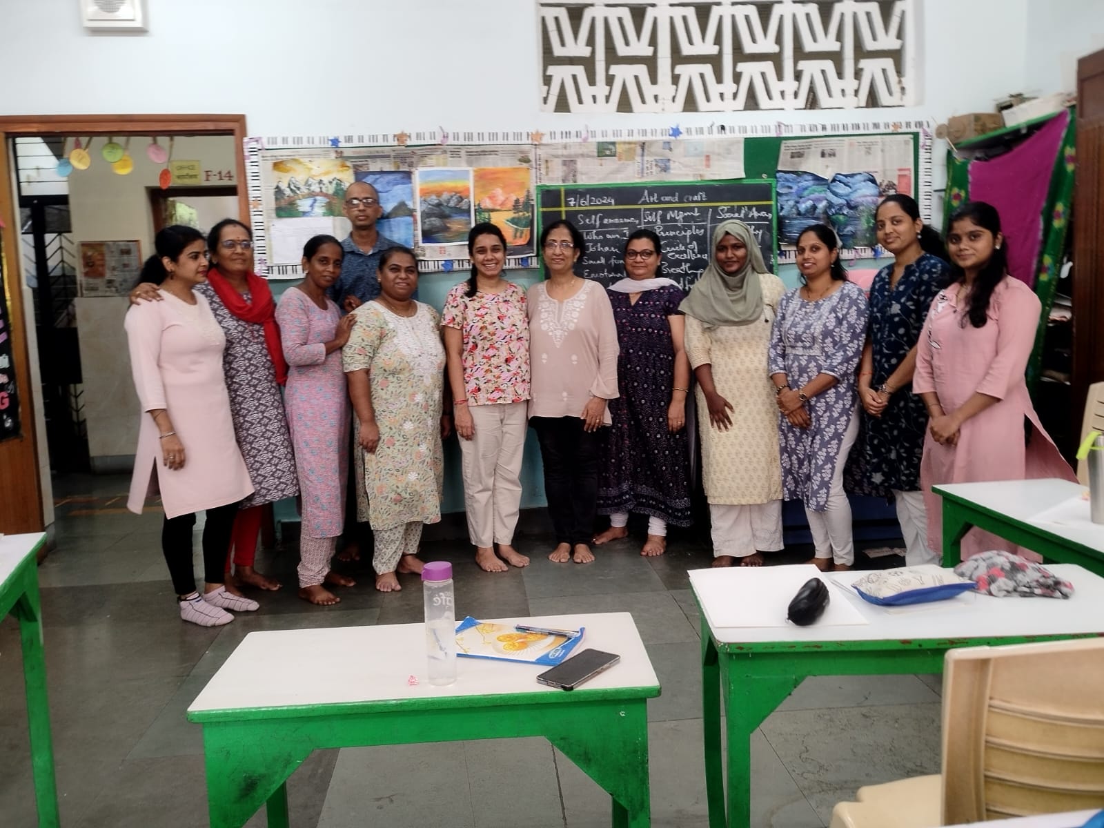 Workshop on Emotional Resilience With Art,   Teachers of Muktangan Foundation, Mumbai